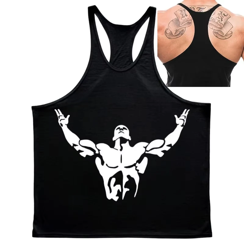 2026Gym Top Men Bodybuilding Shirt Fitness Men's Vest Singlet Sleeveless Sweatshirt Man Clothes Clothing Stringer Vests Singlets