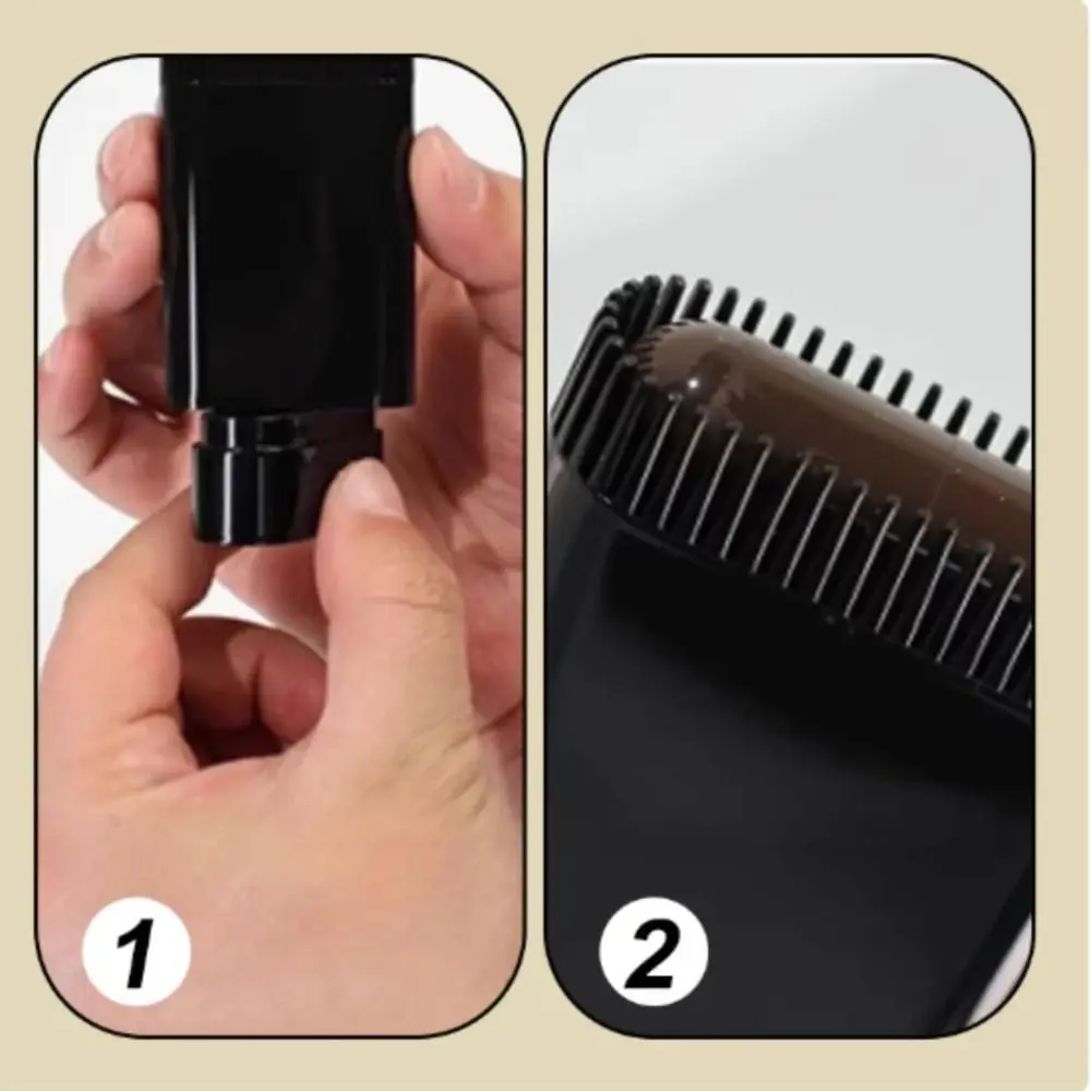 New Waterproof Comb Hair Dye Sweat-proof Easy to Use 2 in 1 Instant Dye Black Color Hair Colouring Cream for Gray Hair Coverage