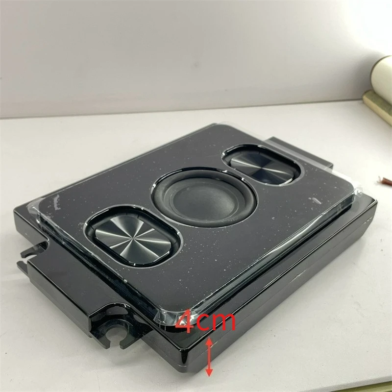 SOTAMIA 1Pcs 28*18.8cm Subwoofer Passive Speaker 4 Ohm 16W Dual Voice Coil Four Diaphragm Radiation Subwoofer DIY Car Speaker