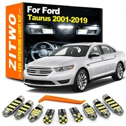 ZITWO 14Pcs Canbus LED Interior Light Trunk Lamp Kit For Ford Taurus 2010 2011 2012 2013 2014 2015 2016 2017 2018 2019 Car Bulb
