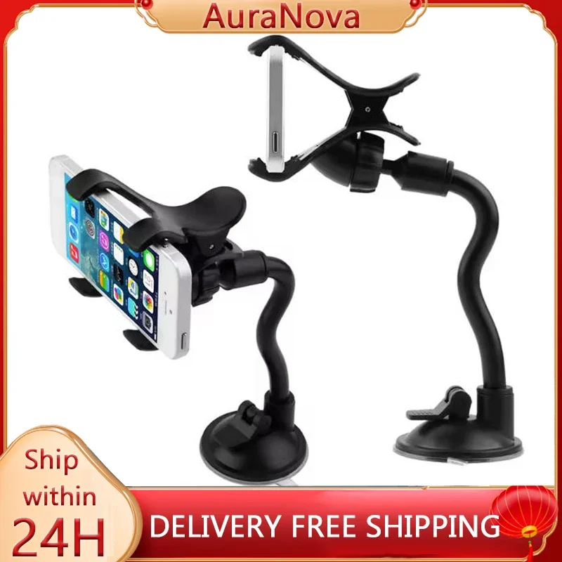 360° Rotate Car Phone Holder Windshield Cell Phone Support Sucker Mobile Phone Holder For IPhone Samsung Xiaomi Car Accessories
