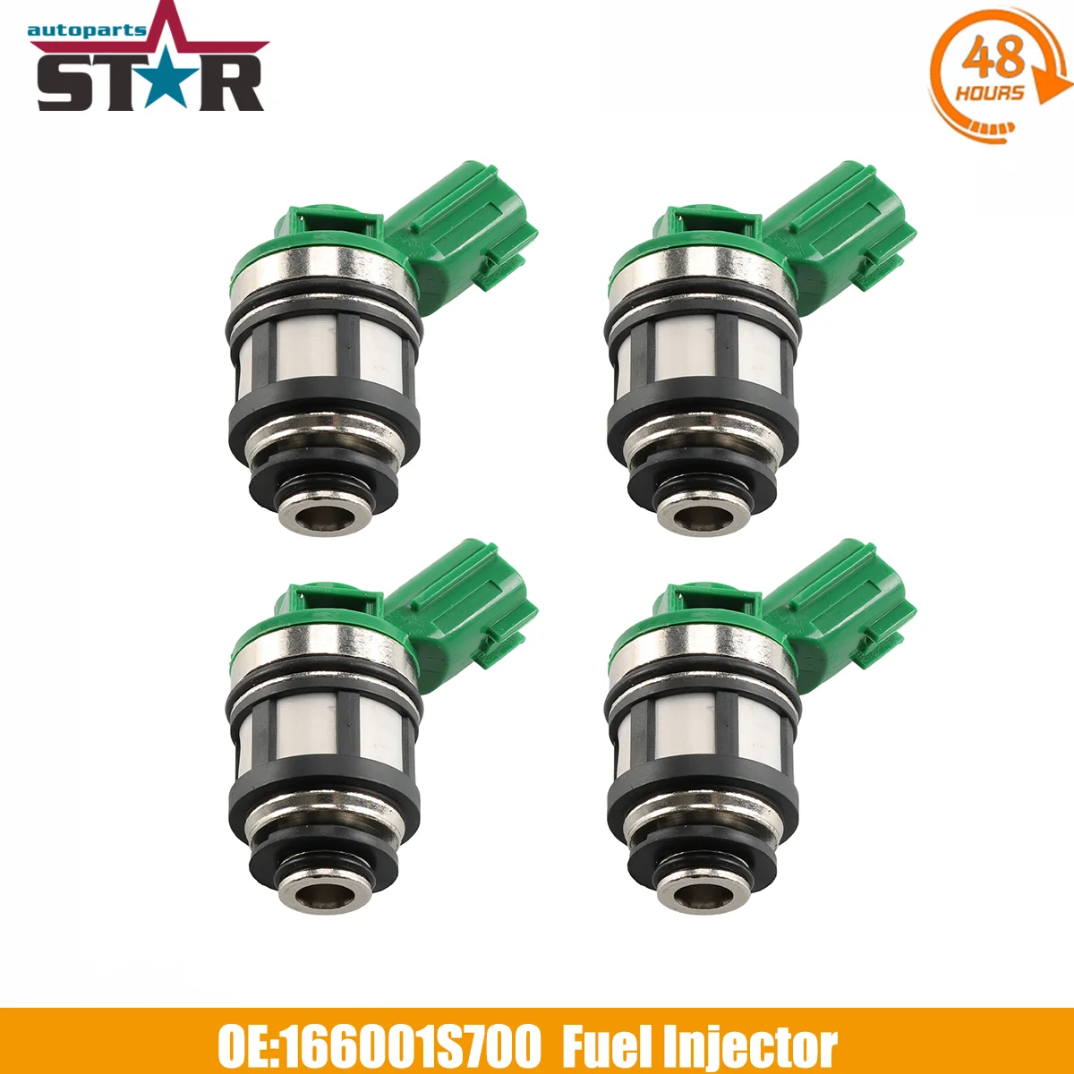 Inyector de combustible 166001S700 166000Z800 842-18125 para Nissan D21 Pickup 2001-2002, accesorios para coche Nissan Frontier 1998-2015, 4 Uds.