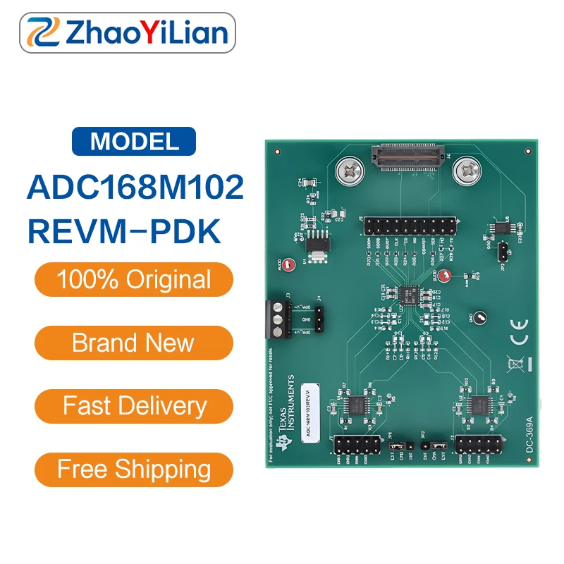 For ADC168M102REVM-PDK TI Radiation Tolerant ADC EVM 16Bit 8Channel 1MSPS SAR ADC Aerospace Evaluation Kit