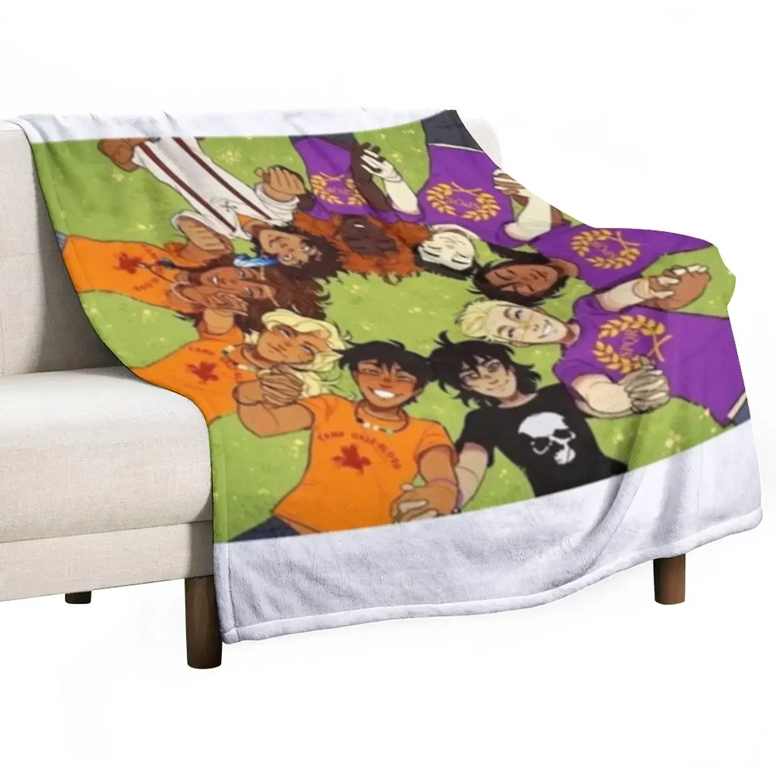 

Heroes Of Olympus Throw Blanket Comforter For Decorative Sofa Quilt Winter beds Blankets