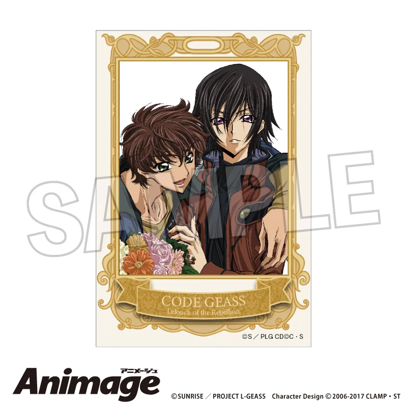 Japan Proof Goods Codegeass Counterattack Lu Lelouch Embellish Animage Vertical Board