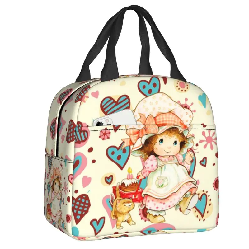 

Cute Sarah Kay Insulated Lunch Bags for Camping Travel Cartoon Leakproof Thermal Cooler Bento Box Women Children