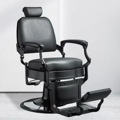 

Luxury Stylist Chair Hairdressing Footrest Vintage Professional Barber Chair Leather Taburetes De Bar Barber Equipment