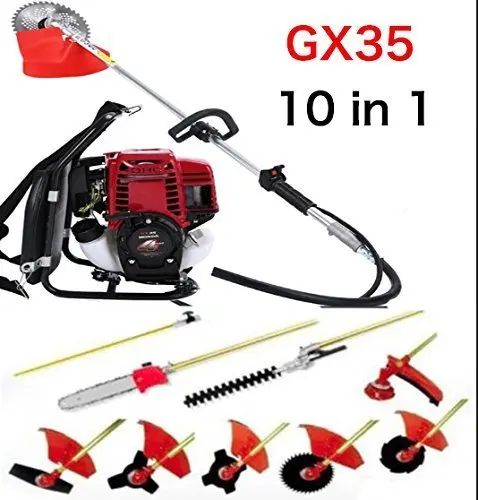 Factory direct sale garden tools 4 stroke backpack brush cutter gx35