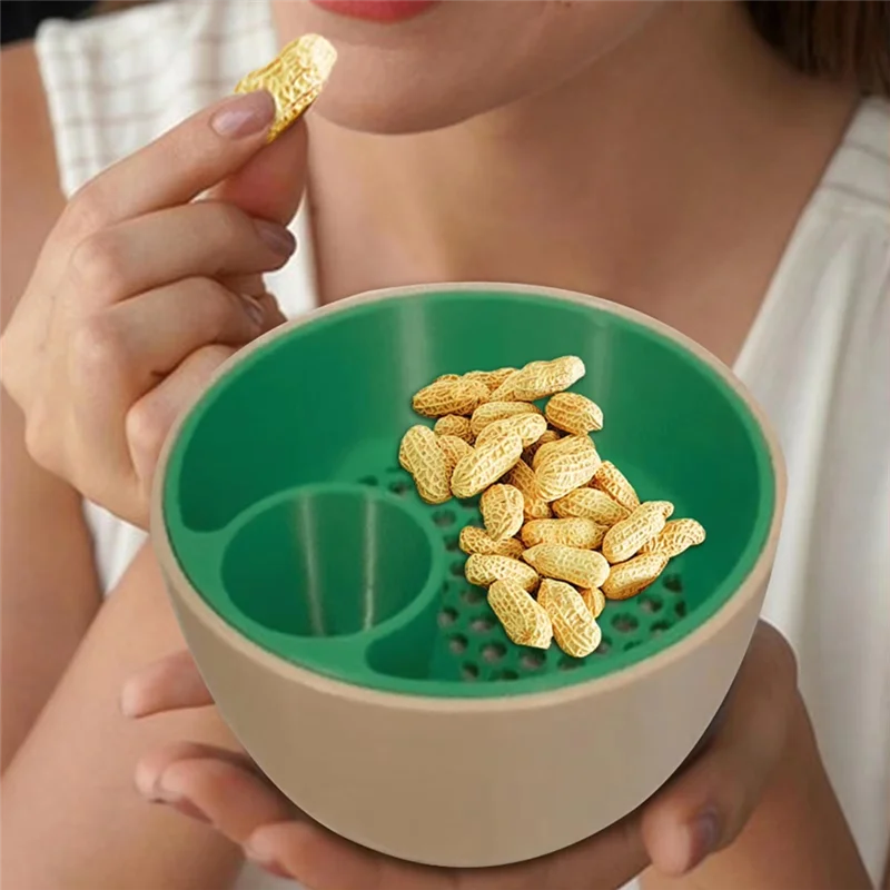 ABZV-cuenco de tuerca, cuenco de aperitivos para recolección de cerezas Edamame, reunión de acampada para viajes