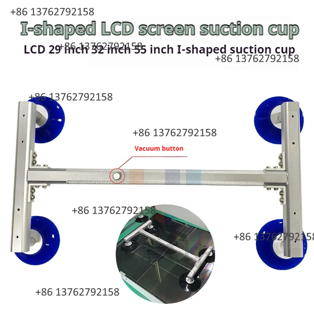 4 Vacuum Suction Cups Handheld LCD Screen Suction Lifter 29-55 Inch TV LCD Repair Grabbing Fixture Tool