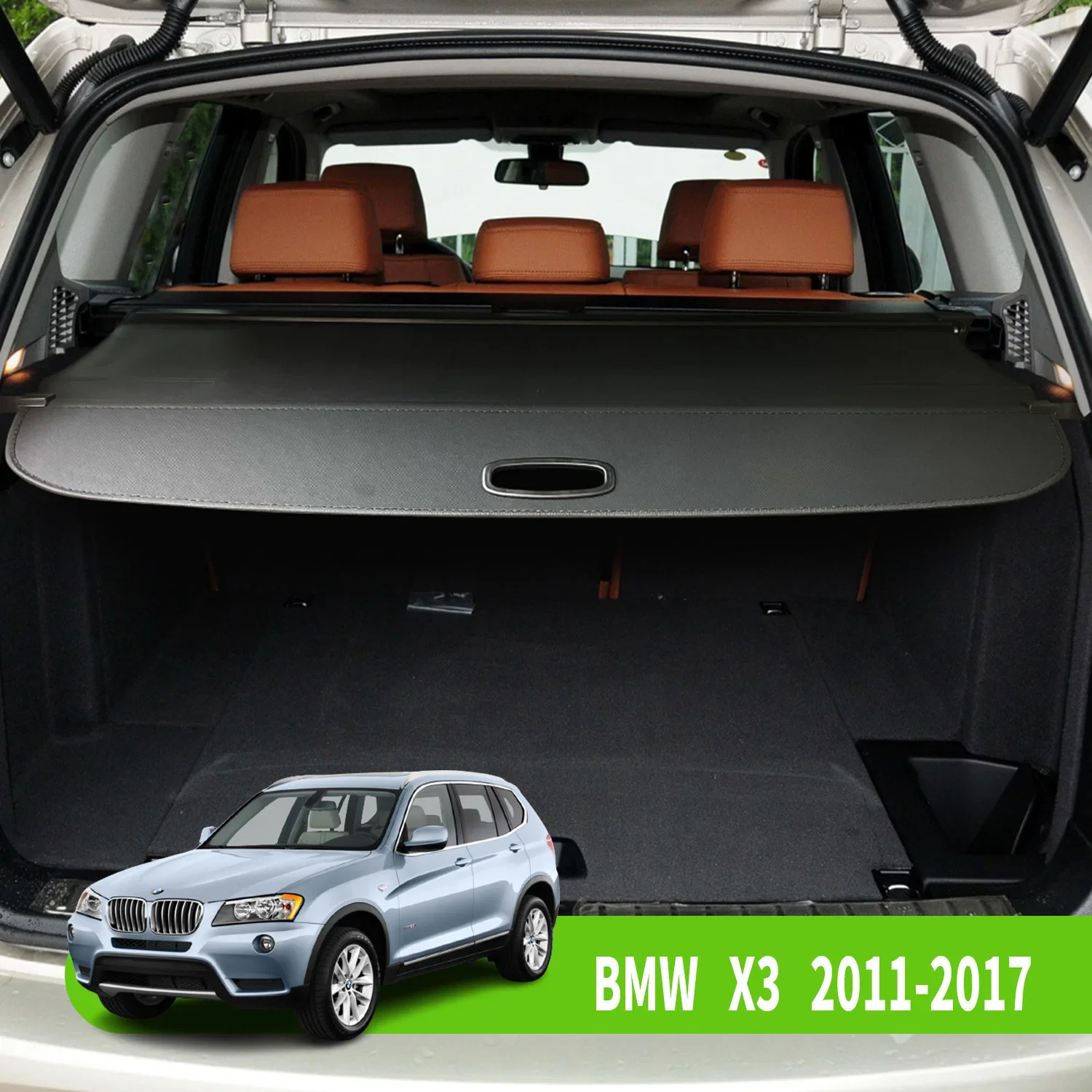 

Car Accessories Interior Car Parcel Shelf Cargo Cover for BMW X3 2010 2011 2012 2013 2014 2015 2016 2017