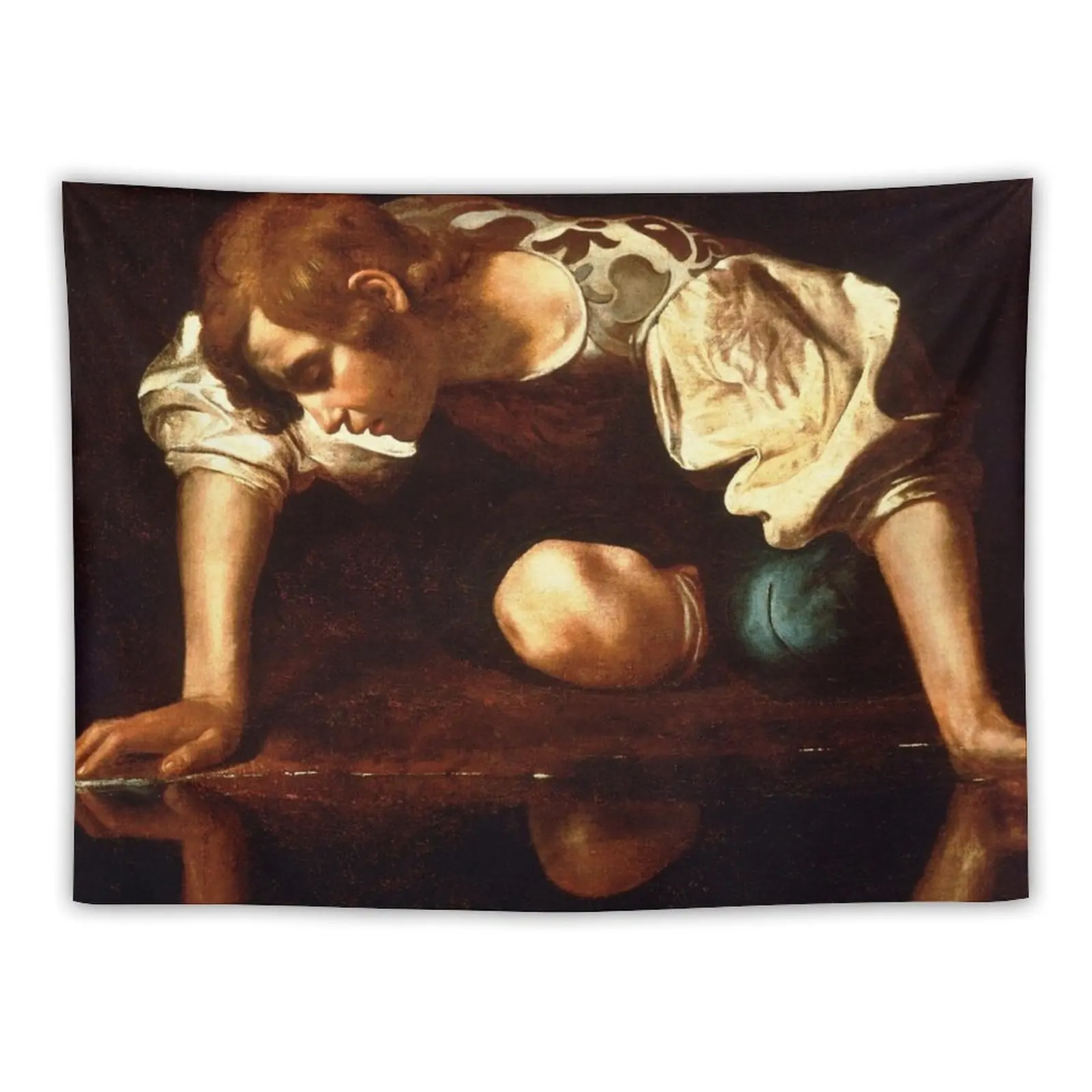 

Michelangelo Merisi da Caravaggio Narcissus Tapestry Decoration Bedroom Decoration Aesthetic Anime Decor Tapestry