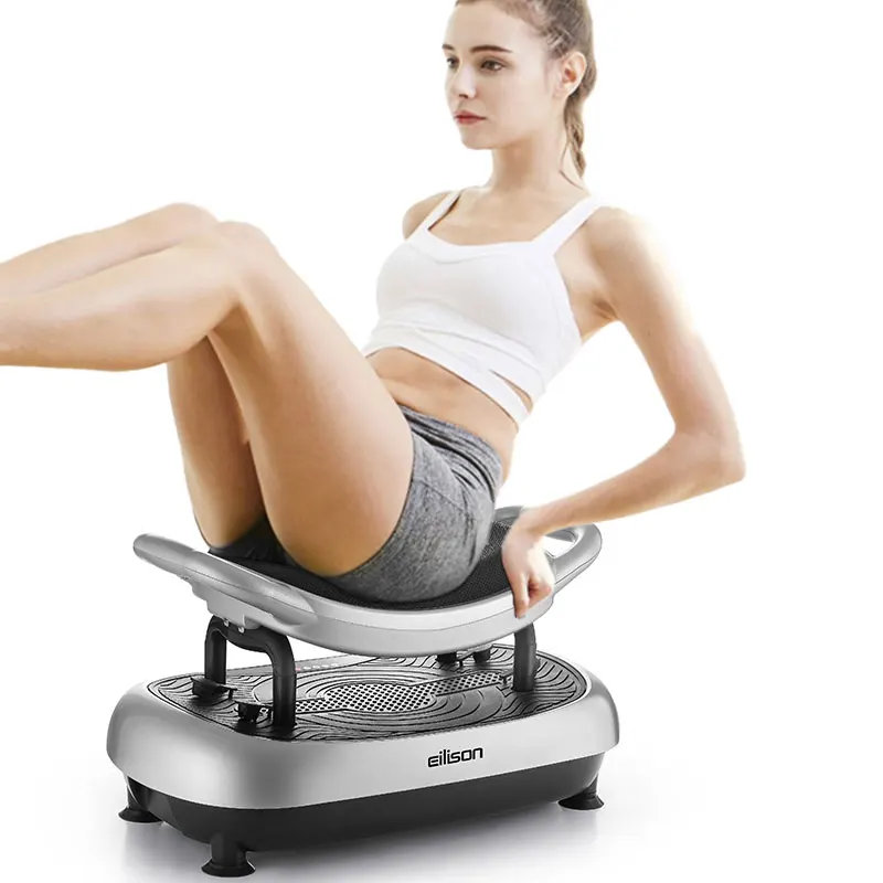 

Виброплатформа-бестселлер с модным запатентованным дизайном, Crazy Fit, с массажными вибрациями и сиденьем