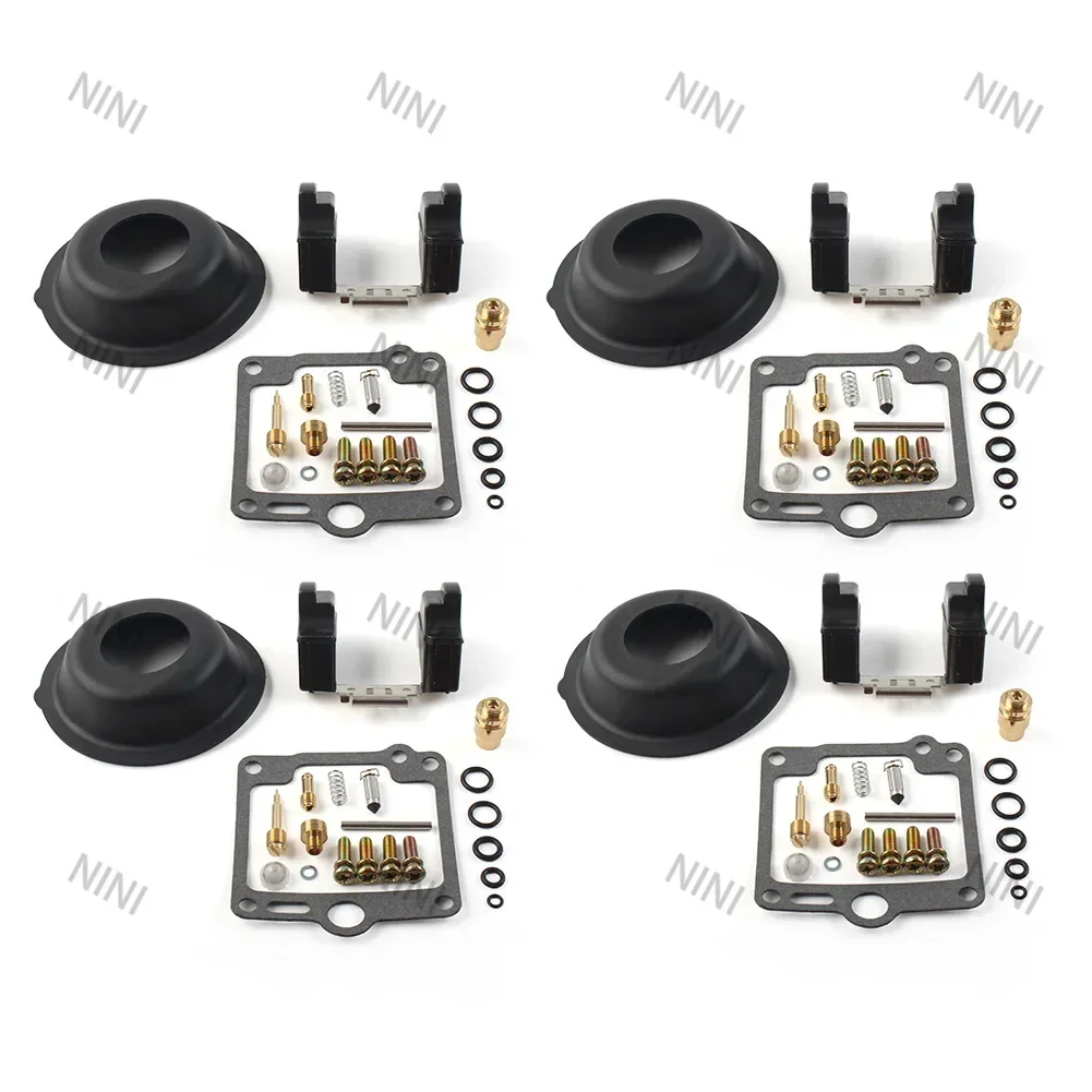 

Motorcycle For Yamaha FJ1200 FJ 1200 1988 1989 1990 1991 1992 4 Sets Carburetor Repair Kit Carb Float Diaphragm