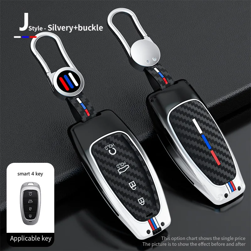 

3/4/5/6/7 Buttons Remote Key Shell Fob Case Cover for Hyundai 2020-2021 Sonata Nexo DN8 Santa Fe TM Tucson NX4 Staria Ioniq