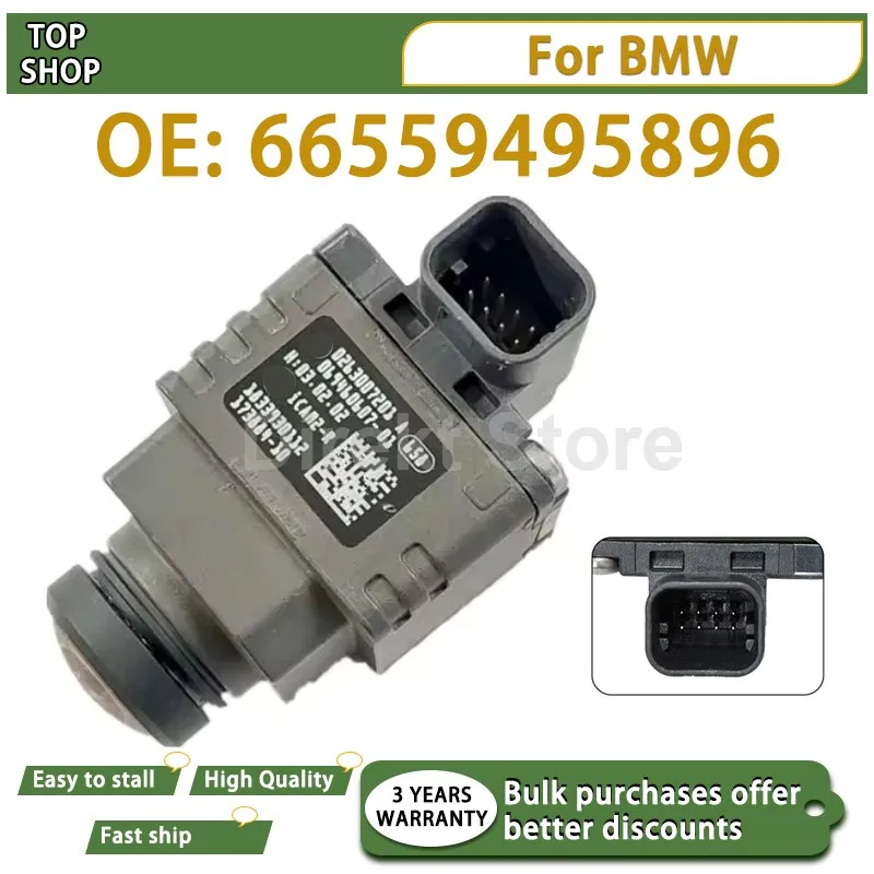 High Quality Car Camera 66559495896 9495896 For BMW 5er 6er 7er X3 X4 M5 iCam 2-R Rear View Assist Parking Reversing Camera