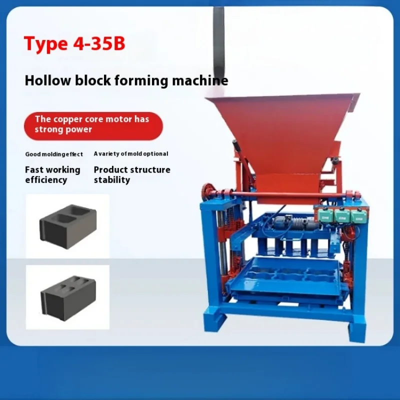 Hollow Small Portable Concrete Hydraulic Automatic brick cutting machine concrete brick machine