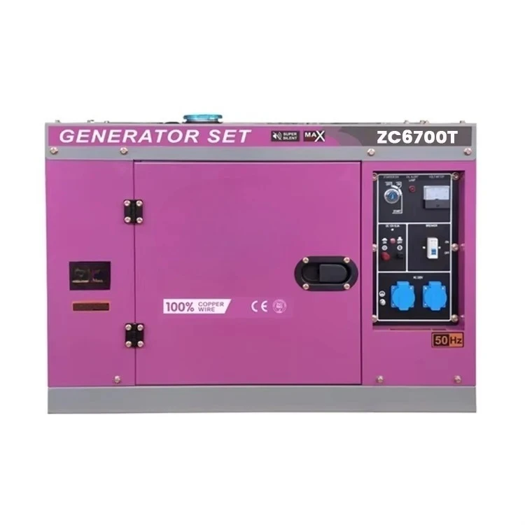 

China Factories 5kva/5kw Generator Set Engine Generator Set Portable Silent Generators