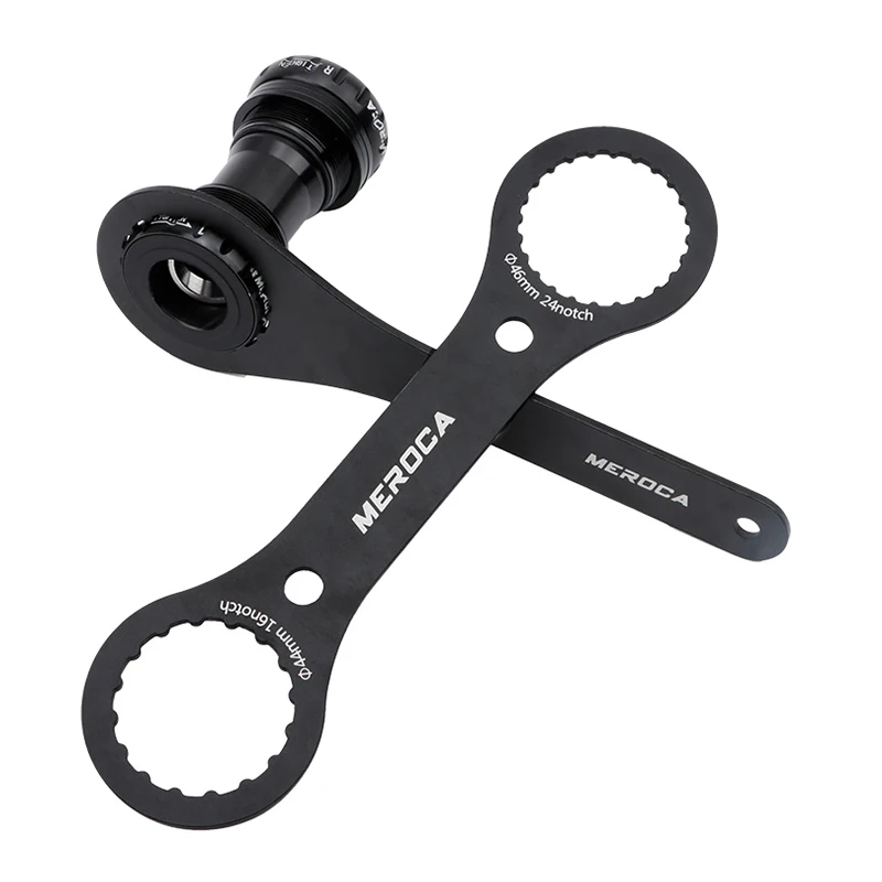 MEROCA Bicycle Bottom Bracket Wrench 44mm 46mm 49mm 16/24 Notch For IXF BB51 BB52 DUB Install Repair Bike Tool