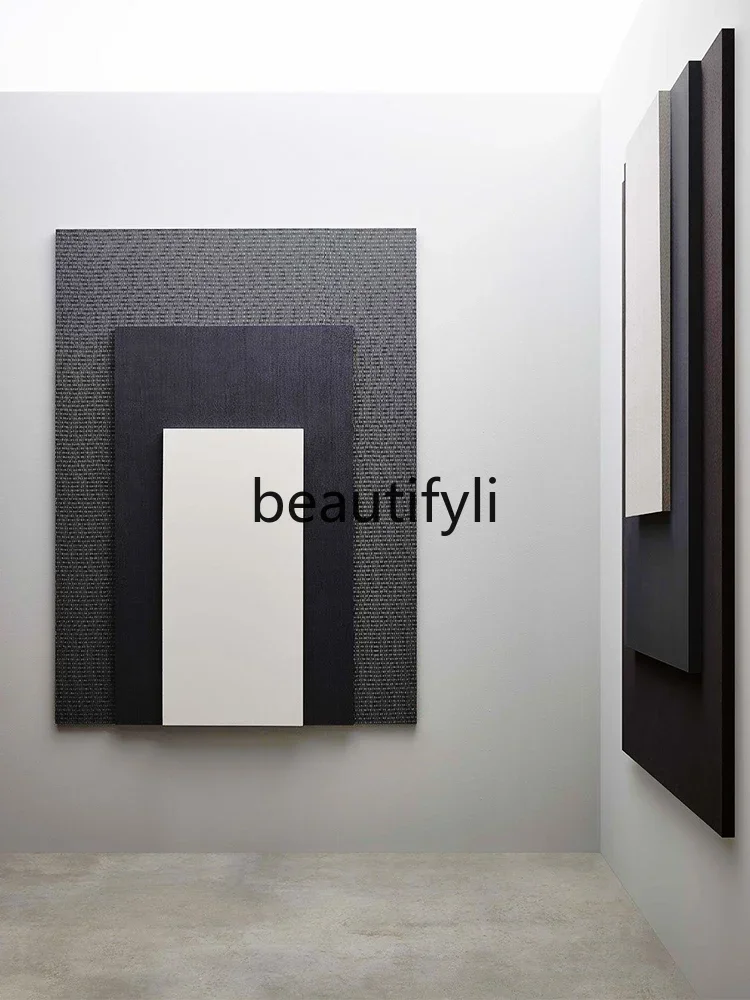 New arrive  Modern Minimalist Entrance Hallway Decorative Painting Three-Dimensional Wooden Living Room High-End Feel Wall Art