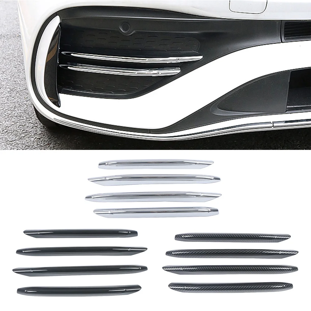 Für Mercedes Benz C-Klasse W206 C200 C260 C300 2022 2023 Autoteil Refit Frontstoßstange Nebelscheinwerfer Kotflügelgitter Trim Paillettenaufkleber
