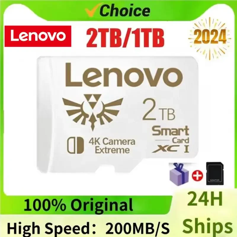 

Lenovo 2TB 1TB Class 10 Memory Card 512GB Mini SD Card 256GB Micro TF SD Card 128GB TF Flash Memory Card For Phone Camera Drone