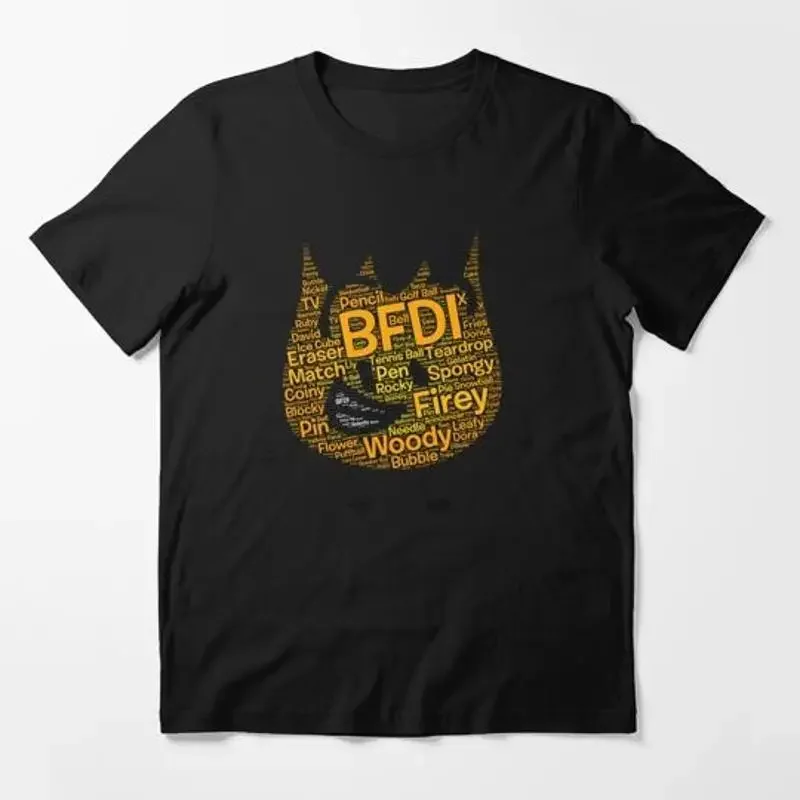 Bfdi Word Cloud Firey Shaped Size S to 5XL Made in the USA TShirt