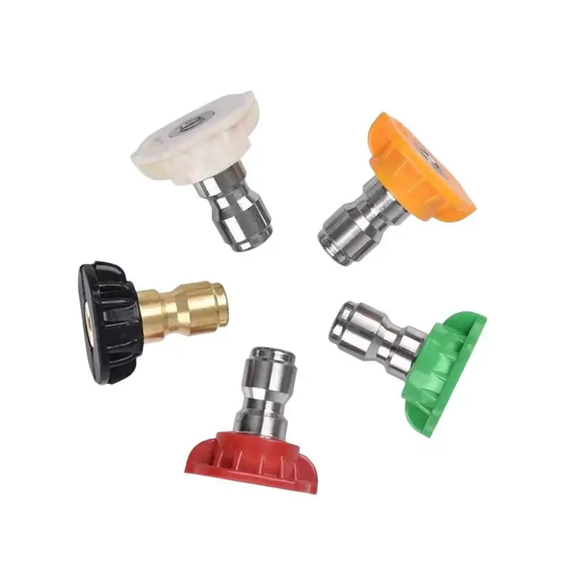 New Karcher K2-K7 High Pressure Washer Adapter With 5-Color Quick Connect Nozzles And Foam Cannon