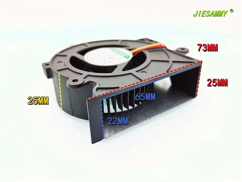 pa 8025 projector dual ball 8CM8 temperature control PWM turbo blower 12V large air volume integrated fan80*80*25MM