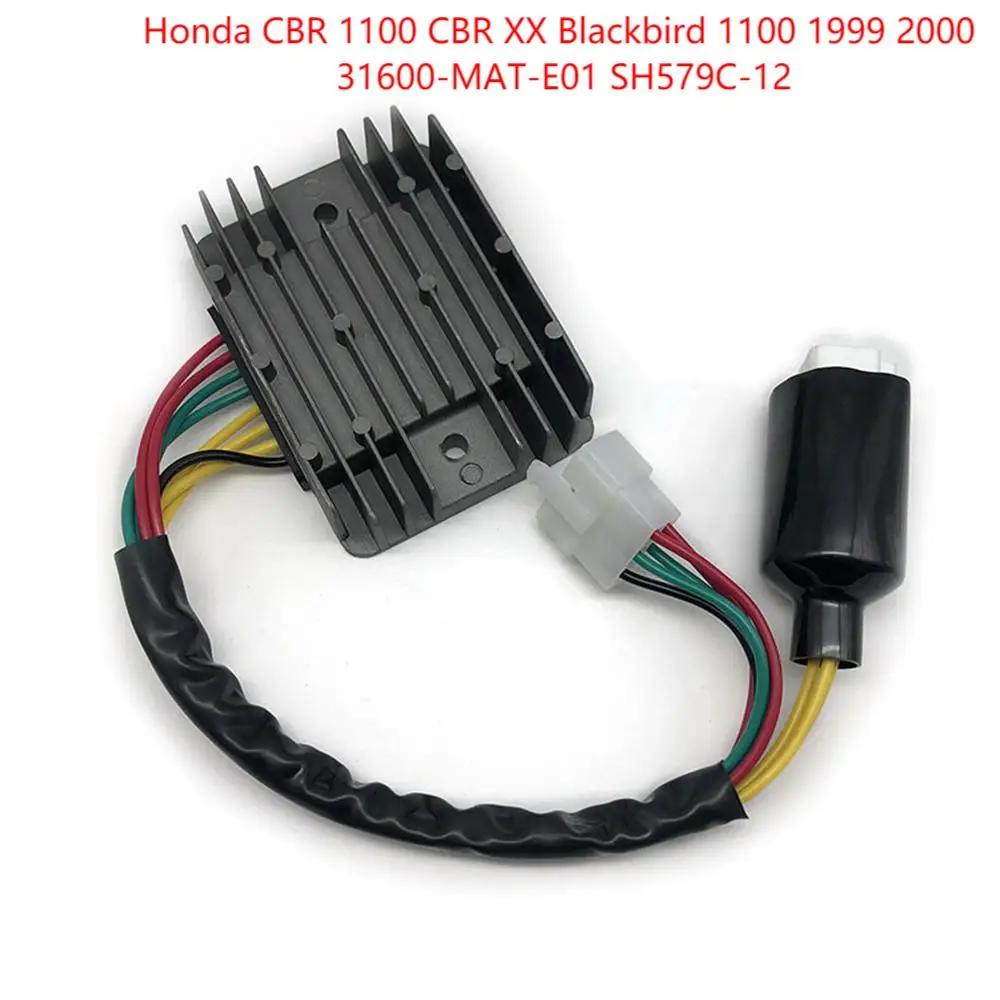 Rectificador regulador de voltaje del Motor para Honda CBR 1100 CBR XX Blackbird 1100 1999 2000 31600-MAT-E01 SH579C-12
