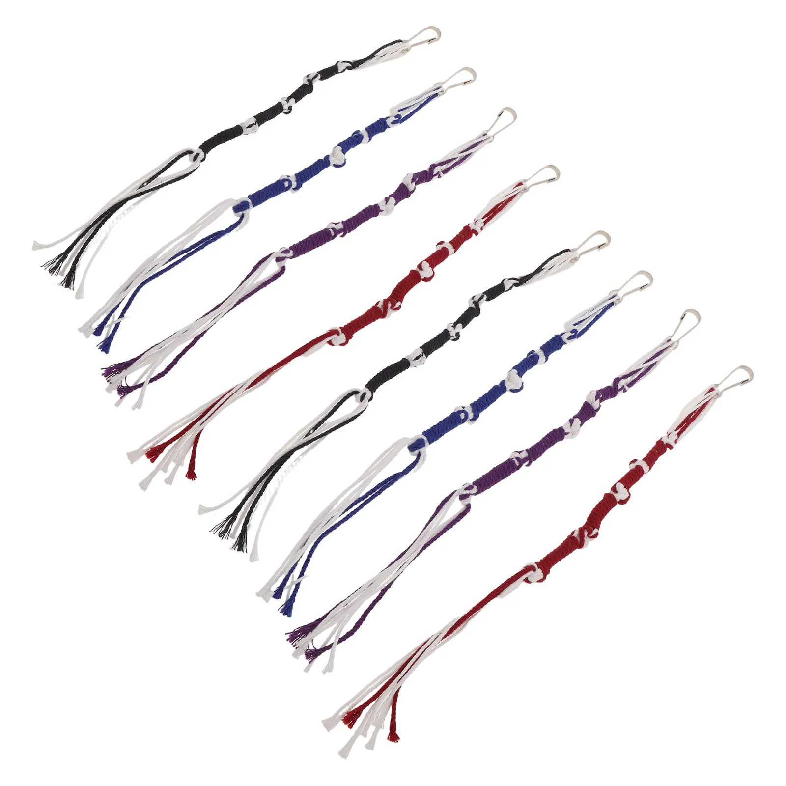 

8Pcs Tzitzit Threads for Tallit with Authentic Ashkenazi Knots - Synagogue Tallit Tassels Jewish Prayer Shawl Fringes Tzitzith