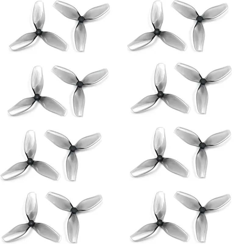 HQProp 1.8X1.3X3 45mm Ultralight 3-Blade PC Propeller 2CW 2CCW 1.5mm Shaft Tiny Whoop FPV Drone Props