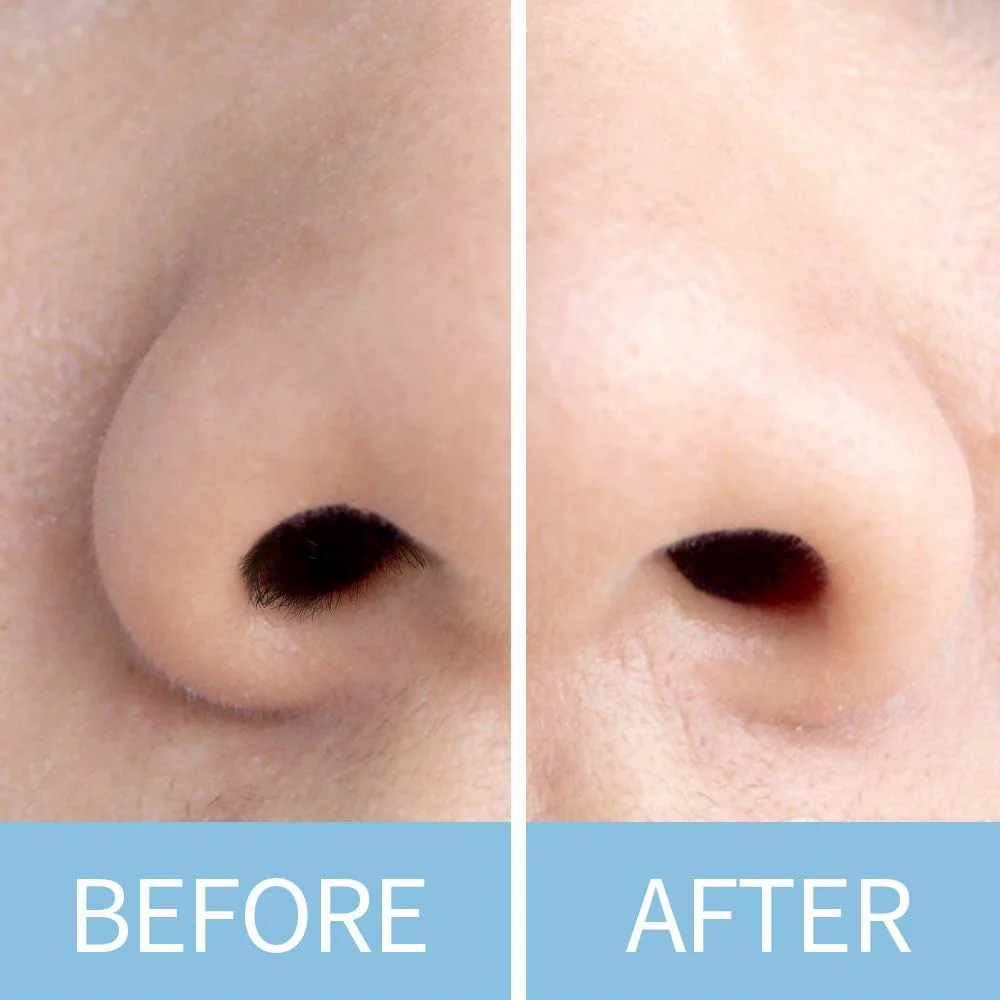 60 sztuk nos laski wosku nos aplikatorów woskowych do bezbolesnego do włosów w nosie usuwania Remover narzędzia zestaw do woskowania akcesoria wosk pszczeli bezpieczne formuła