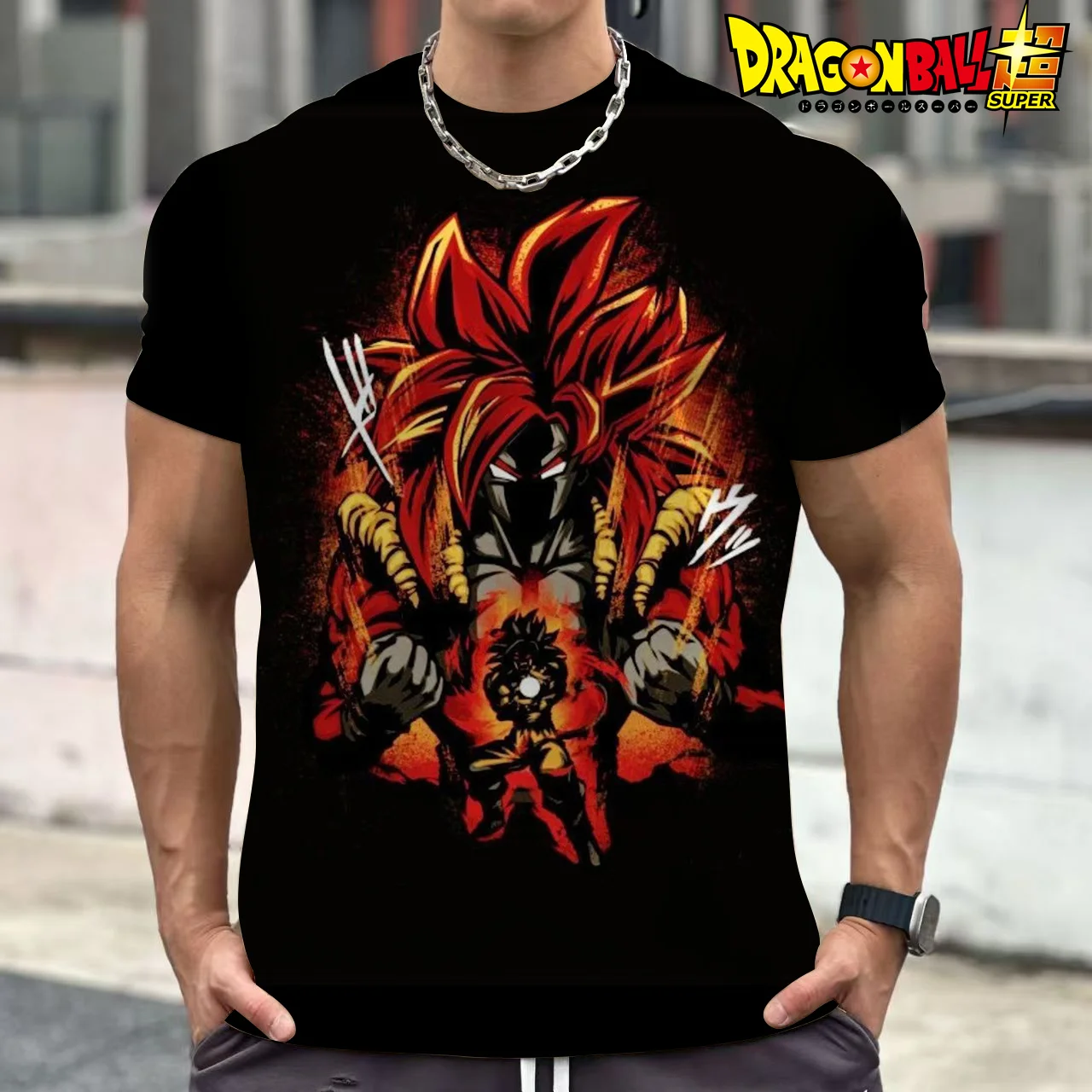 

Anime Kids Dragon Ball Z T-shirt Men Fashion Goku Tops Summer Vegeta Short Sleeve O-neck Tshirt Boys Clothing Street Clothes