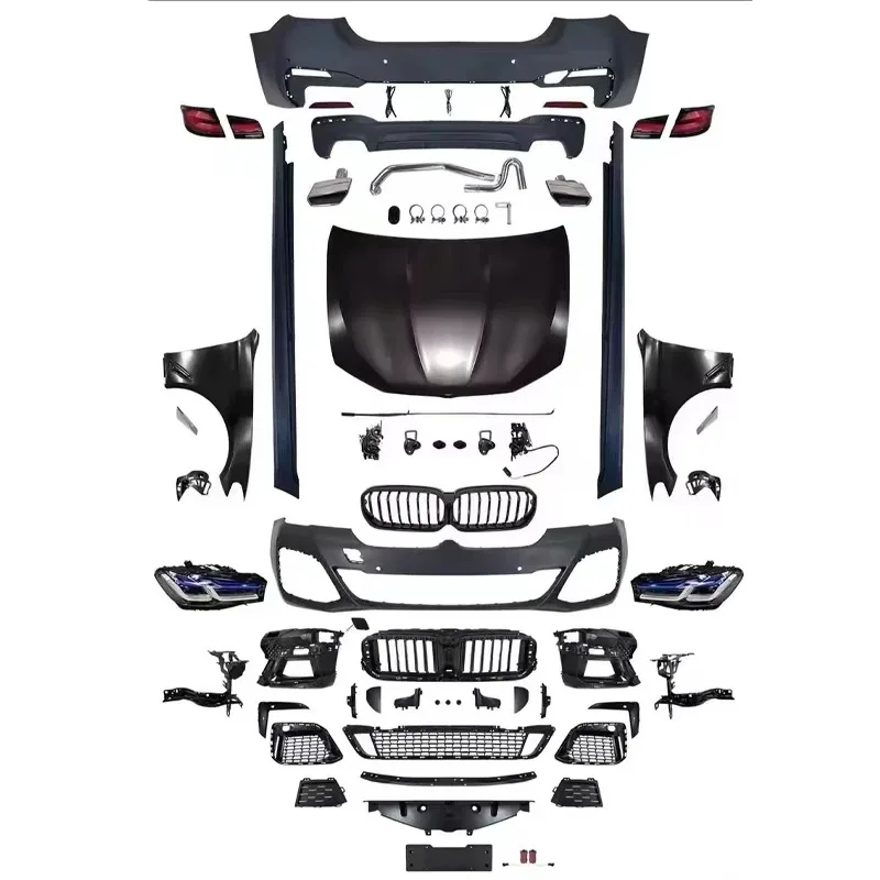 

Body Kits Front Rear Bumper Side Skirts M5 Style for 5 Series F10 F18 Upgrade to 2021 G30 M5 Bodykit
