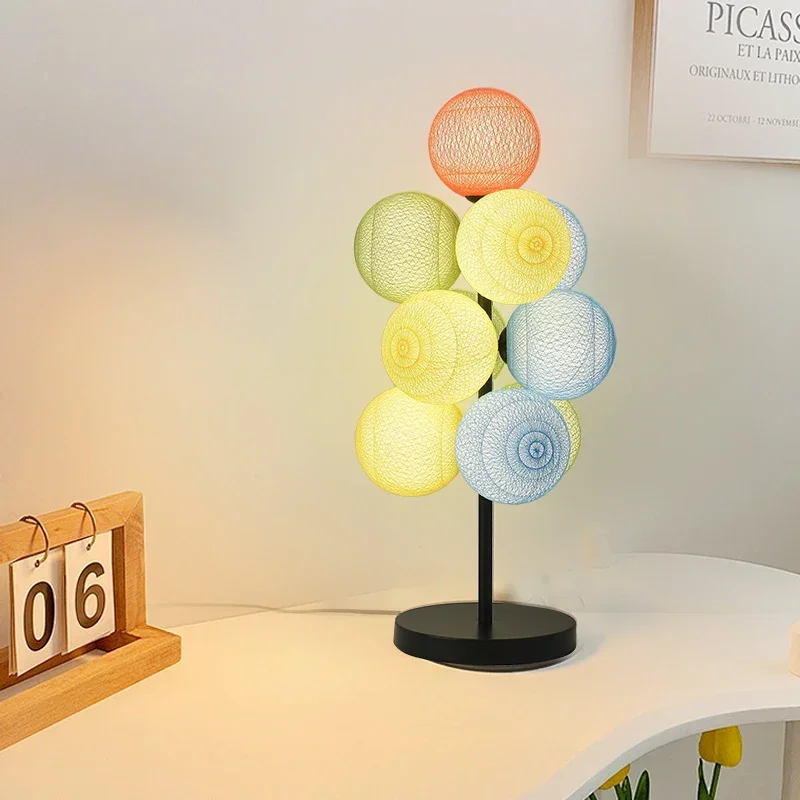 VIOLET ContemporaryTable Lamp Personalized Creativity Children's room Living Room Bedroom Study Villa Hotel LED Desk Light