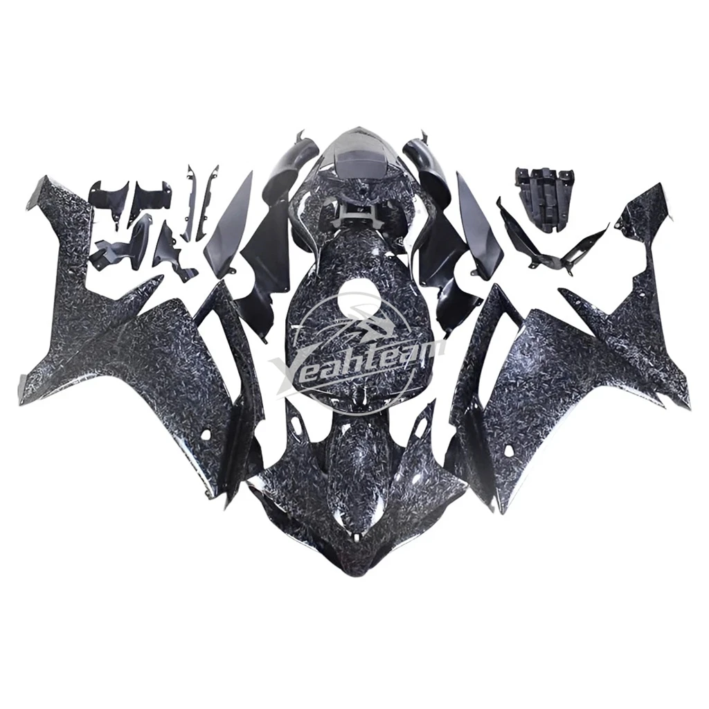 R1 2007 2008 Fairings Kit ABS Bodywork Motorcycle Plastic Set For YAMAHA YZF1000 07 08 YZF-R1 Forged Carbon Fiber Look