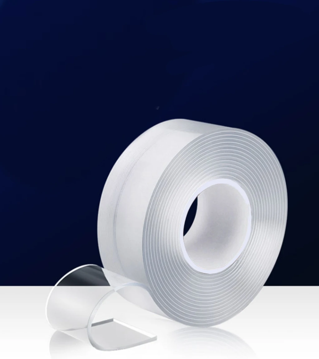 2pcs Nano Seamless Double-sided Tape With 10mm Width 1 Metres Long Suitable For Fixing Clocks And Other Fixtures