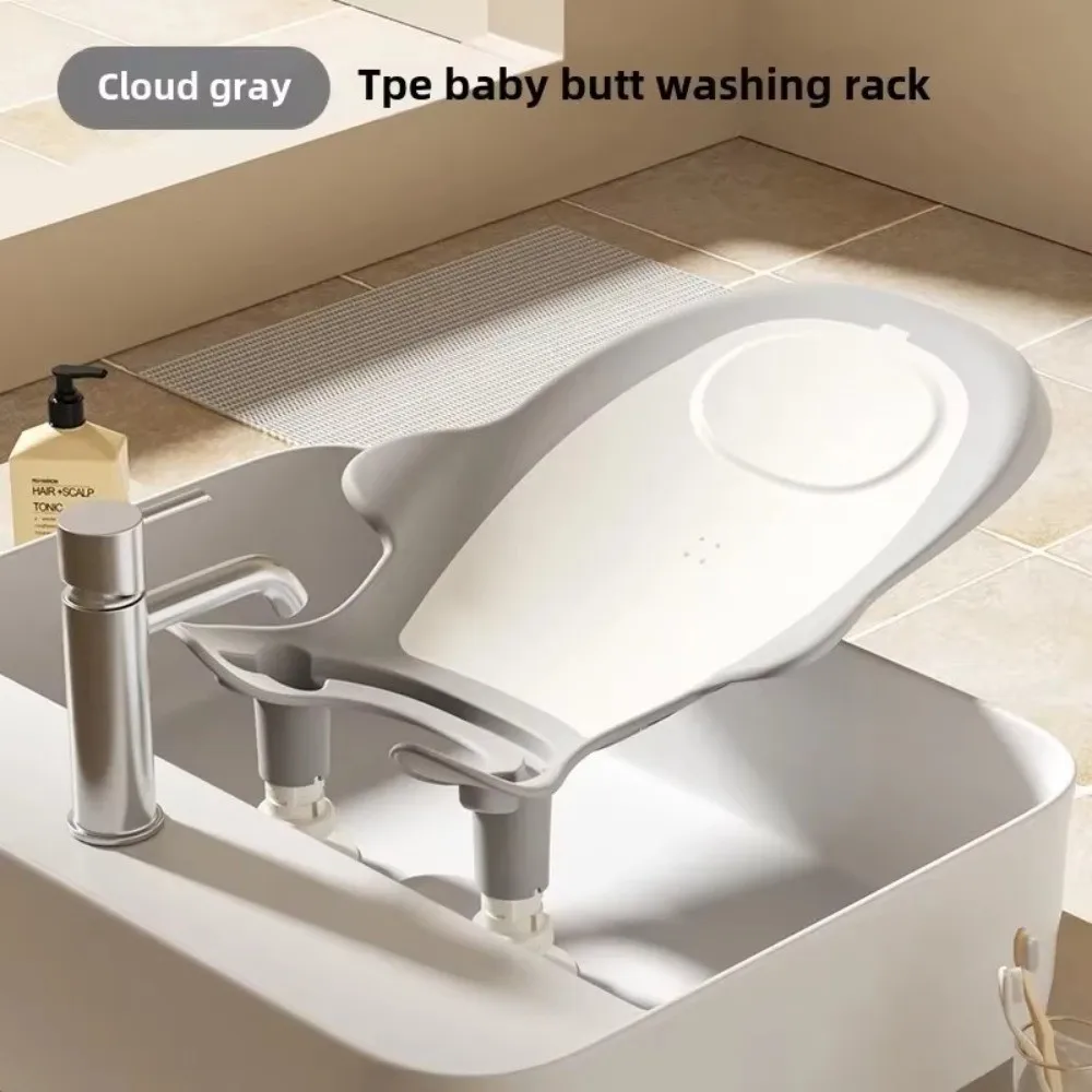 

Portable Multifunctional Baby Bath Aid Adjustable Lying Down Design Infant Bath Basin Non-slip Bath Tub for Boy and Girl Baby