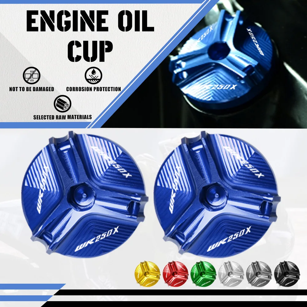 

Oil Filler Cover For Yamaha WR250 WR250X WR 250 X 2007-2020 2019 2018 2017 Motorcycle CNC Accessories Engine Plug Filter Cap