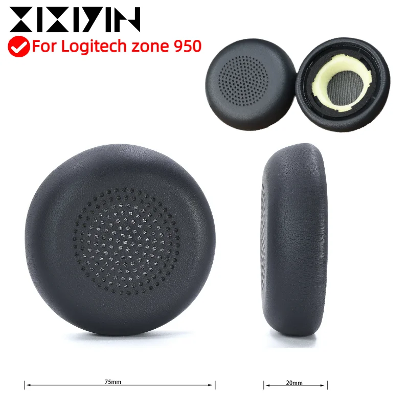

XIXIYIN Replacement Ear Pads Cushions For Logitech zone 950 Headphone Soft Memory Foam Pads/Earpads