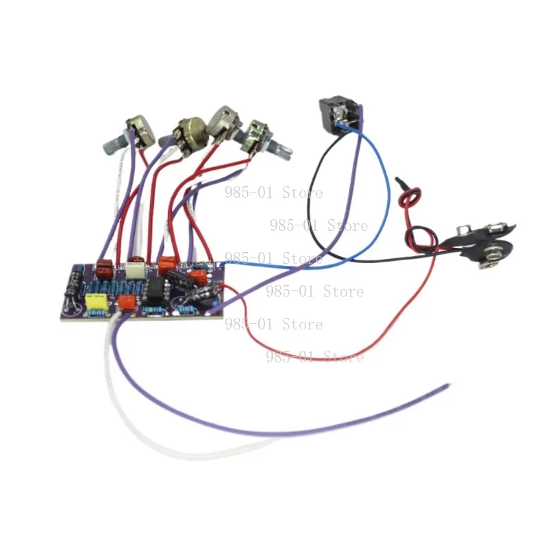 

DIY Bass Preamp Board with Built-in Active Circuitry 3-band EQ for Standard Jazz Bass