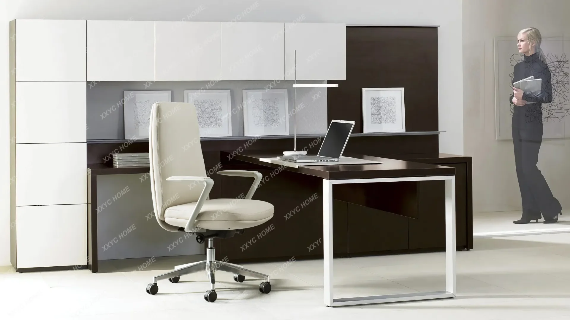 Executive  Simple Modern Office  Comfortable Long-Sitting Business Executive Chair Luxury Swivel Chair Computer Chair Reclining