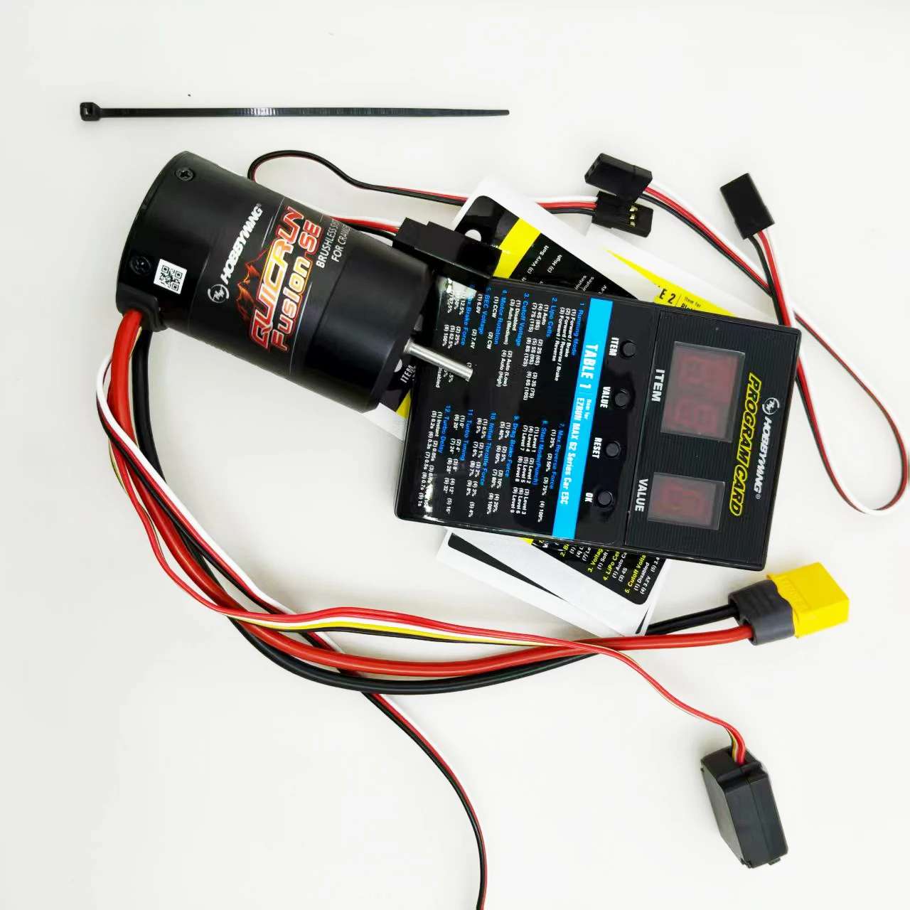 

Hobbywing QuicRun Fusion SE 1200KV/1800KV бесщеточный двигатель с датчиком, встроенный 40A ESC 2 в 1, водонепроницаемый для 1/10 1/8 RC автомобильной детали