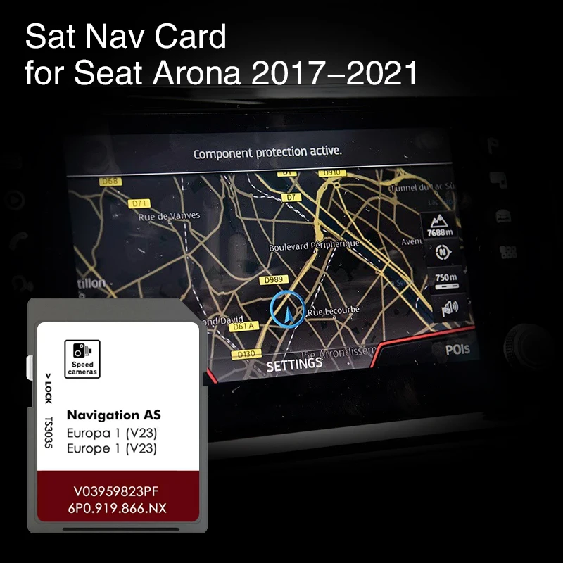 

Для системы Arona Navi 2017-2021 AS V19 Великобритания Европа карты обложка Испания Италия Дания Россия навигационная SD-карта