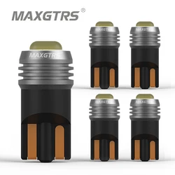 5X T10 194 W5W 3570 Chip White 5W 24V With Lens Canbus No Error Bulbs DRL Car Interior Wide Reverse Source Light For BMW Audi