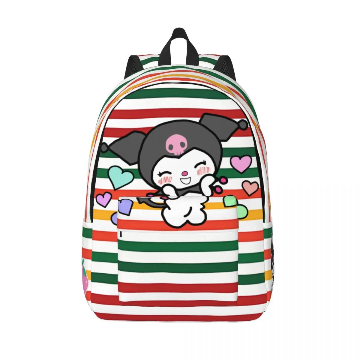 Office Work School Impressive Retro Washable Solid Kuromi Kindergarten Bag Students Children's Bags Gift