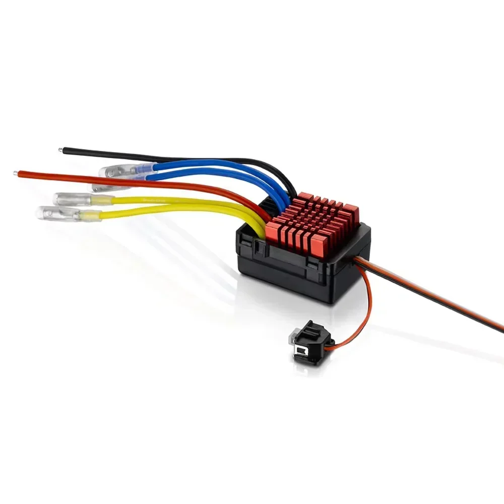 Hobbywing QuicRun WP880 80A Dual Brushed 2-4S LiPo Waterdichte ESC Snelheidsregelaar voor 1/8 RC Auto