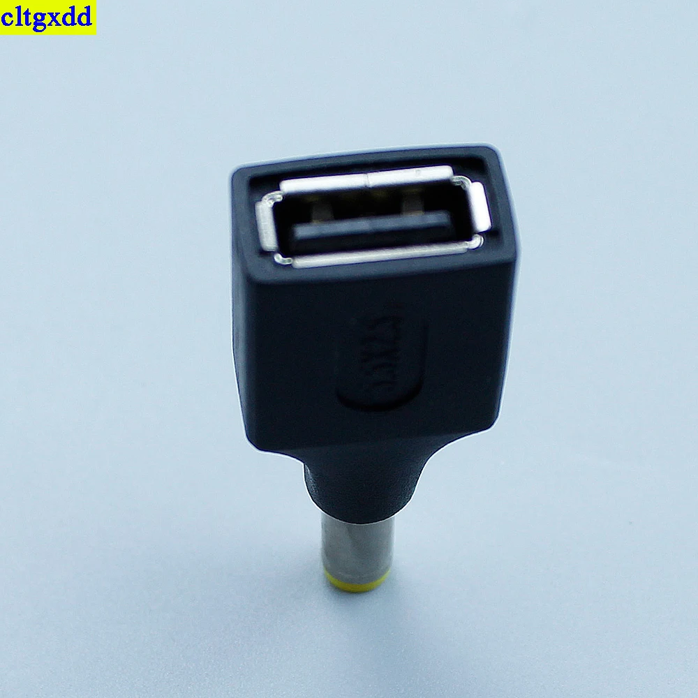 cltgxdd 1piece USB2.0 to 2.5*0.7/3.0*1.1/3.5*1.35/4.0*1.7/4.8*1.7/5.5*1.7/5.5*1.5*2.1/5.5*2.5mm DC power converter plug