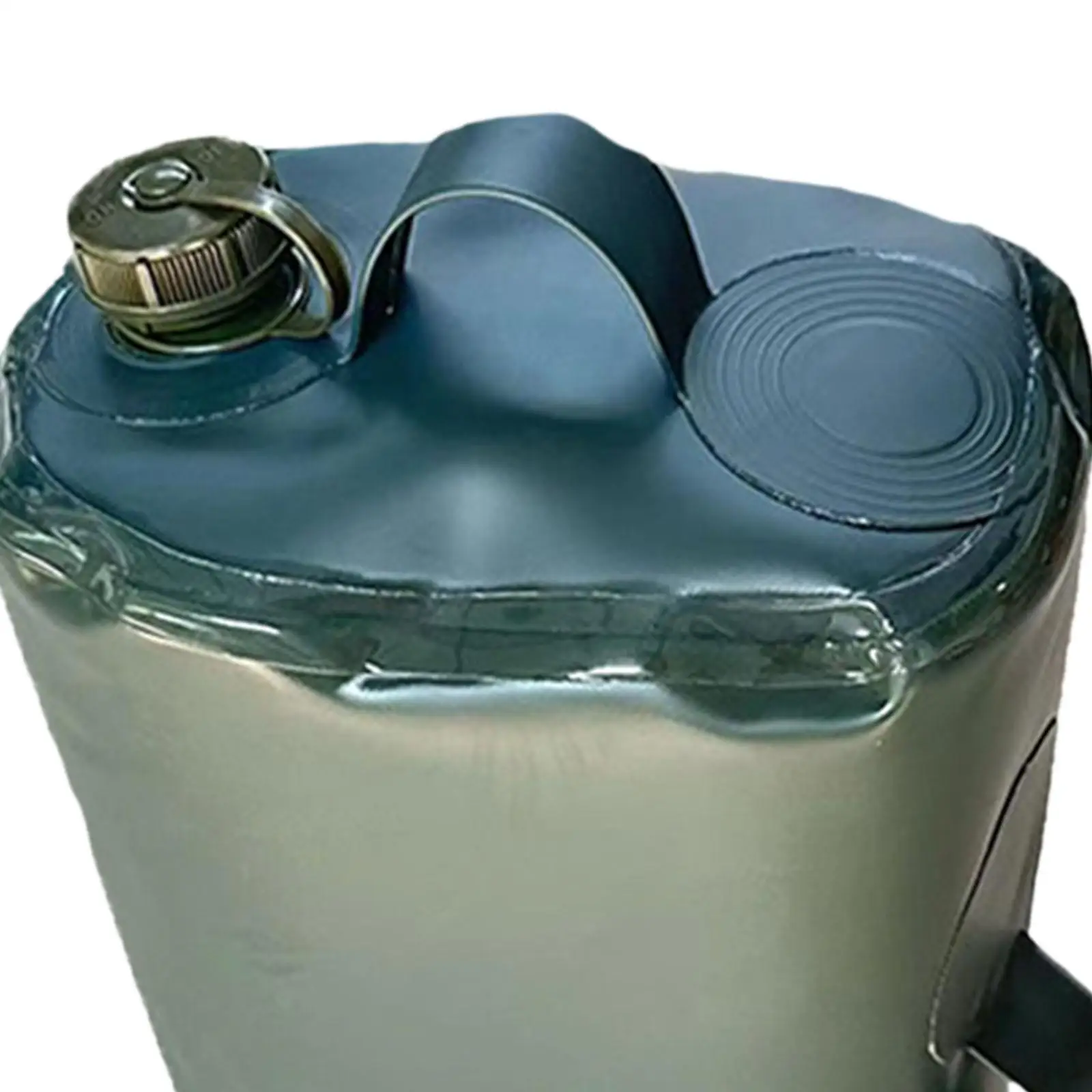 Zachte oliezak Blaasvervanging Draagbare verdikte bus Emmer Opvouwbare TPU-opbergblikken Draaidop Waterkan Benzinetank